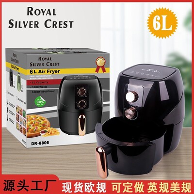 出口 家用电炸锅6l大容量机械式空气炸锅 air fryer 跨境