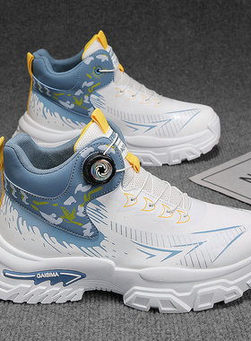 男鞋2025新款秋季学生男士休闲跑步篮球运动鞋厚底增高百搭老爹鞋