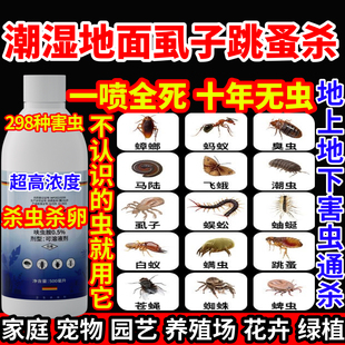 潮湿地面虱子跳蚤杀杀宠物蚂蚁白蚁药园艺花卉绿植下水道杀虫剂