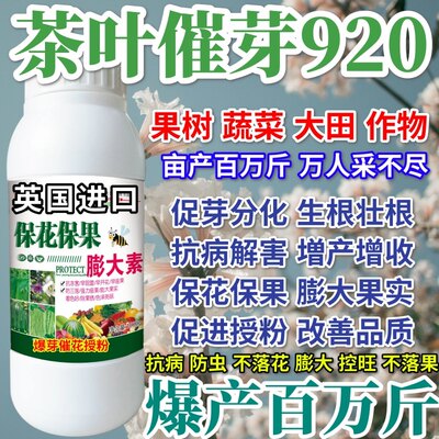 茶叶催芽920保花保果膨大素蔬菜瓜果果树微量元素叶面肥座果灵