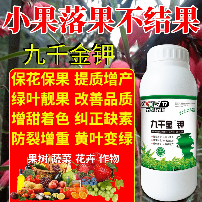小果落果不结果促花叶面肥九千金催花素多花多果素九百金促花肥料