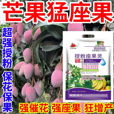 芒果猛座果花促花座果防落果防冻害通用瓜果蔬菜果树增产叶面肥