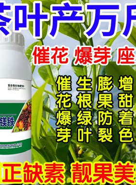 茶叶产万斤硼锌钙镁铁微量元素营养全果树蔬菜花卉纠正缺素叶面肥