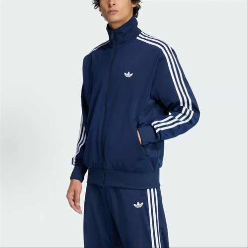 adidas Firebird Adicolor Sport 系列 立领条纹夹克 外套KD8313