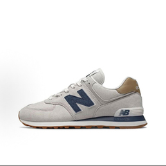 New Balance NB 574 复古 低帮 跑步鞋 男女情侣 灰色 ML574LGI