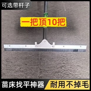 新版农用毛刷加厚水稻大棚苗床土找平神器网红神器结实