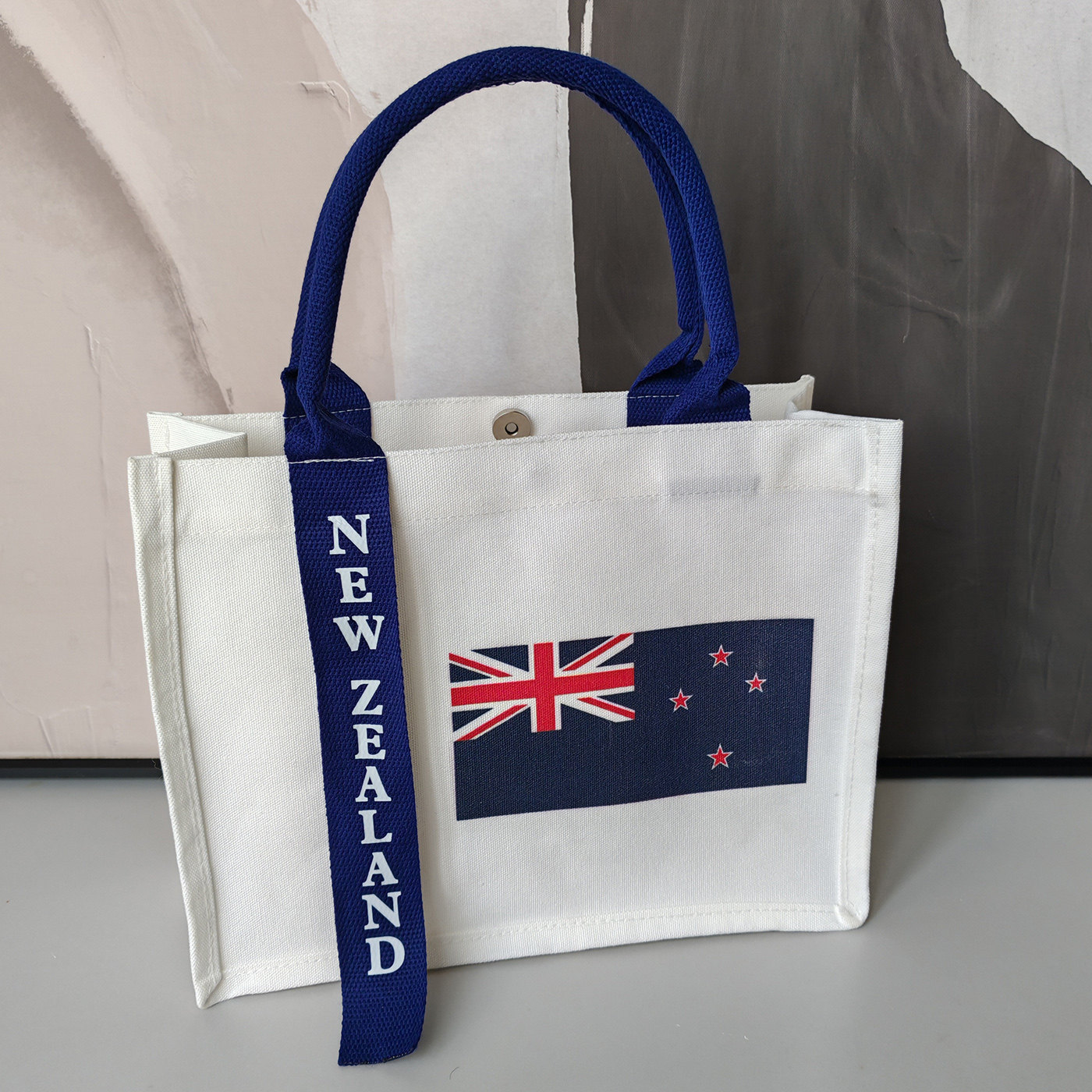 包邮实拍新西兰拌手礼品袋帆布袋防水内里立体飘带加厚大号带暗扣