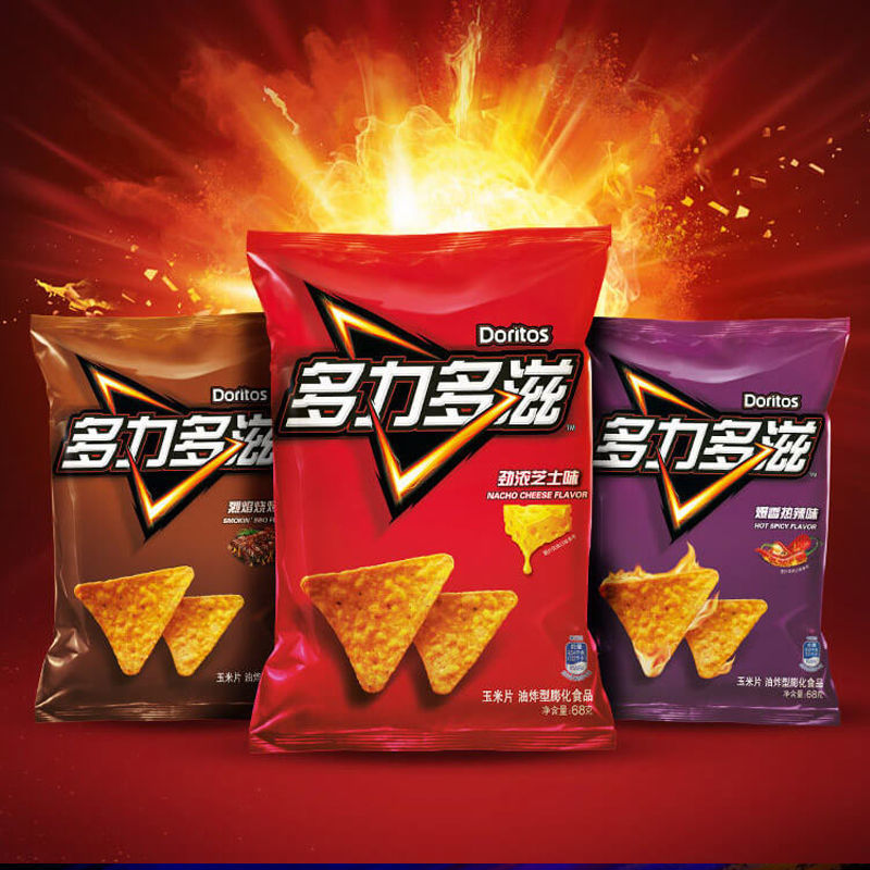 乐事薯片官方旗舰店乐事薯片乐事多力多滋玉米片68g*3包多力多滋