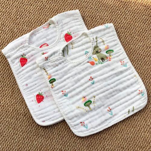 六层纱布洗漱巾宝宝擦脸口水巾