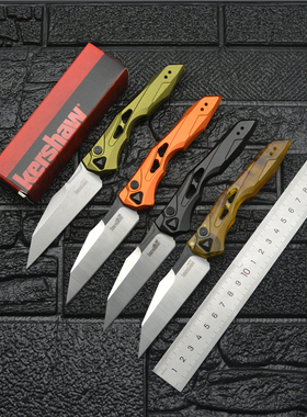 卡秀7650折叠刀铝合金柄折刀高硬度锋利水果刀户外EDC刀具开刃刀