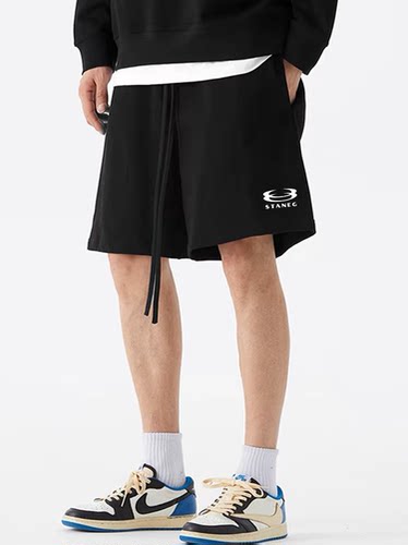 STA国潮美式休闲运动短裤男女