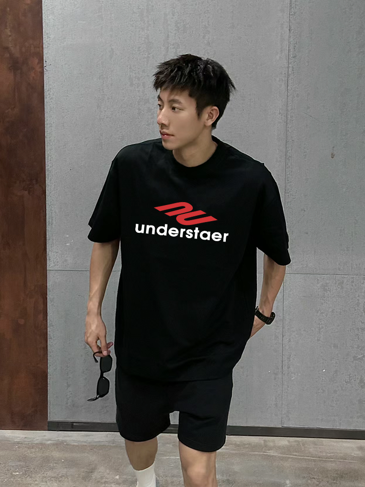 STA国潮美式复古短袖T恤男女