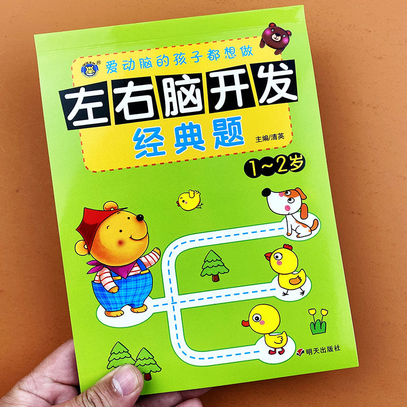 训练益智游戏工具书测试题儿童全脑智力左右脑开发书专注力注意力训练
