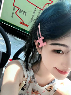 法式凯旋门夹子前额bb发夹刘海夹侧边边夹女彩色刘海夹简约合金甜