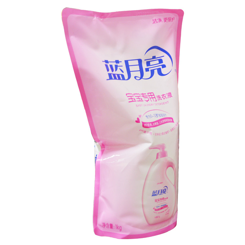 蓝月亮洗衣液百合清香宝宝婴儿专用1kg/袋装温和香味持久洋甘菊