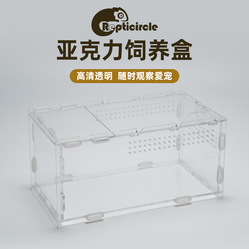 饲养盒套餐亚克力昆虫蜗牛蜘蛛爬宠锹甲虫饲养盒箱幼虫