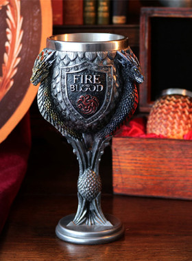 权利的游戏浮雕酒杯不锈钢葡