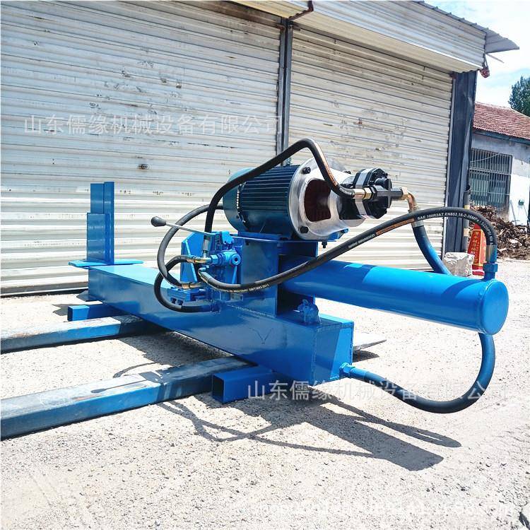 柴机油果木墩劈JGJ柴机 小树液型卧式压劈木 轻便灵活