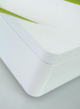 白色盒收纳大盒号 包化妆品装盒 人003铁参盒 茶叶盒 烘焙包装 礼