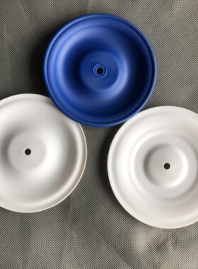 QBY3-15气动隔膜泵膜片189536蓝色隔膜片配套130四氟膜片耐用圆