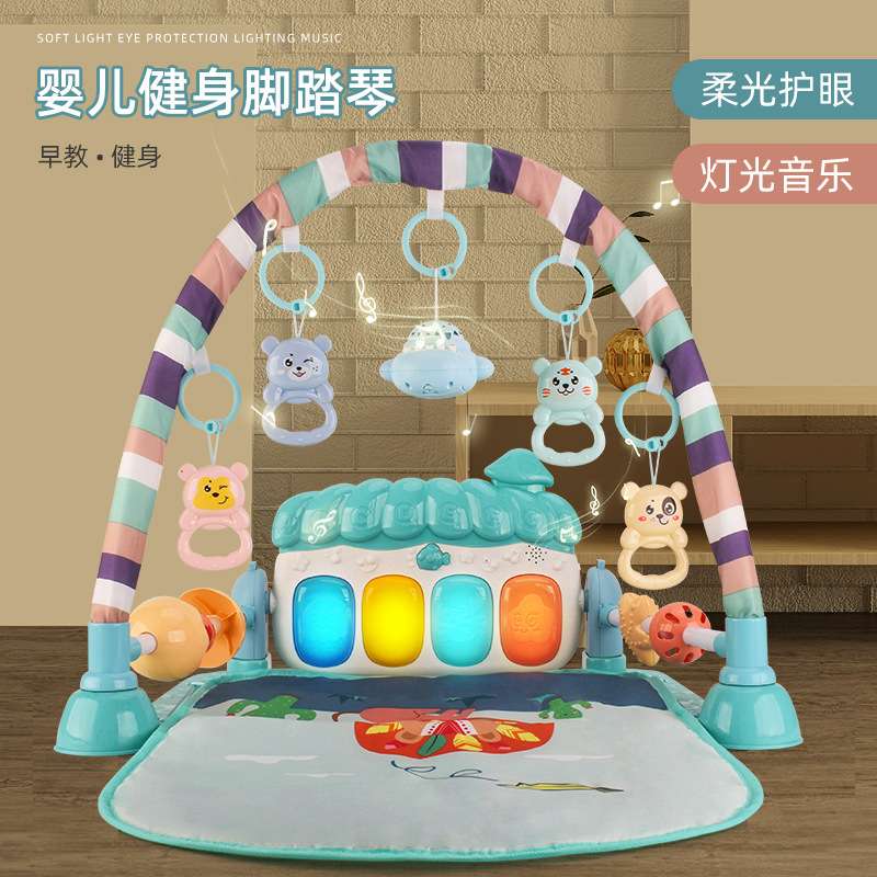 新生儿多功能钢琴游戏垫0-36游戏毯/音乐毯