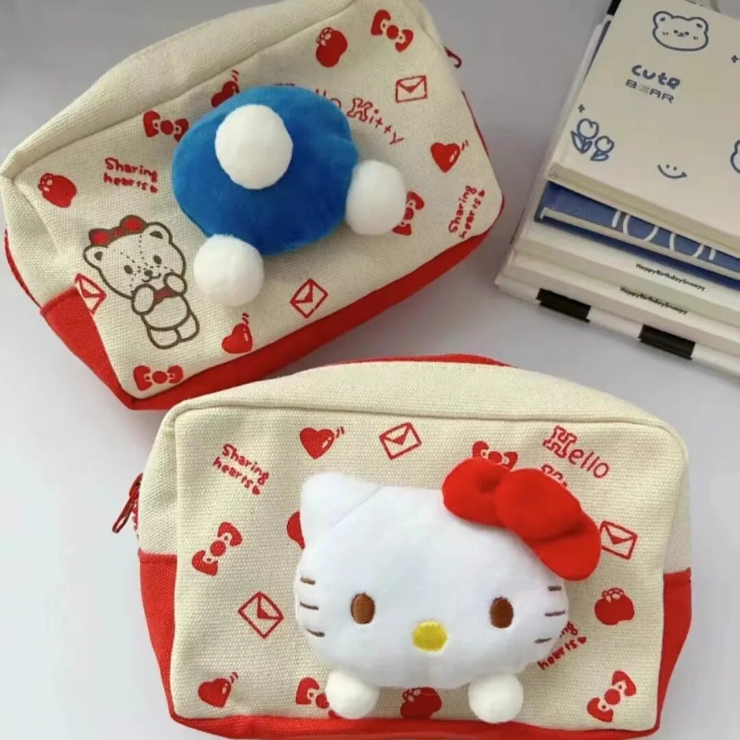 小红书同款hellokitty笔袋高颜值设计大容量学生凯蒂猫铅笔文具盒图片