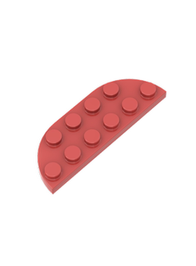 兼容18980 2x6 双圆角弧形板积木小颗粒配件零件益智玩具 moc