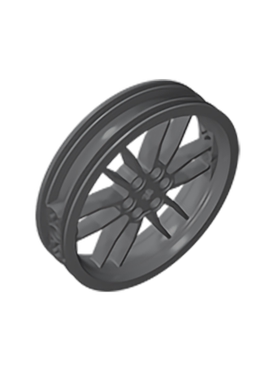 兼容88517益智玩具积木75x17mm摩托车科技散件轮毂75外径小颗粒