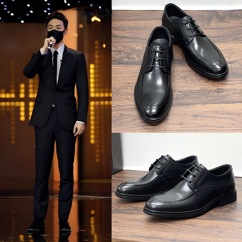 软底不累脚的工作鞋职业小皮鞋男