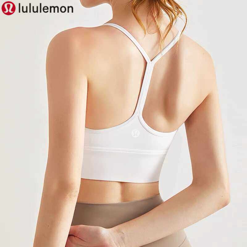 露露lululemon运动内衣女lulu运动背心运动上衣美背文胸一体背心