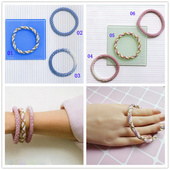 DIY串珠扩香手链日本进口米珠材料包含视频多巴胺手镯D中文走线图