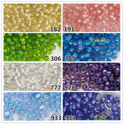 DIY材料进口TOHO米珠2m染芯幻彩182/191/306/309/777/928/933/934