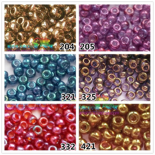 日本进口法式刺绣TOHO米珠2mm金属透明204/205/321/325/332/421