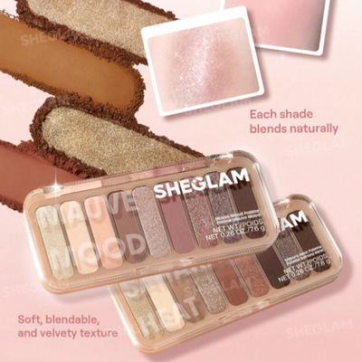 日本采购sheglam九色线条眼影