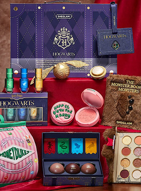 日本采购sheglam哈利波特腮红第二代联名彩妆 液体眼影口红眼影盘