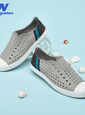 Native greeters 洞洞鞋新品青春时尚潮流透气速干凉鞋防滑多巴胺