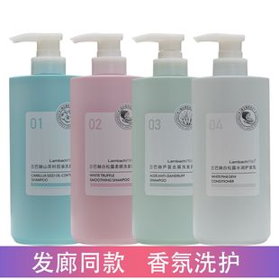 兰巴赫洗发水护发素套装 山茶籽控油蓬松营养柔顺清爽去屑止痒留香