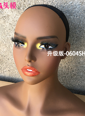 欧美热销假发头模 半身双肩假发模特头假人展示头模支架mannequin