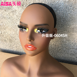 欧美热销假发头模 半身双肩假发模特头假人展示头模支架mannequin