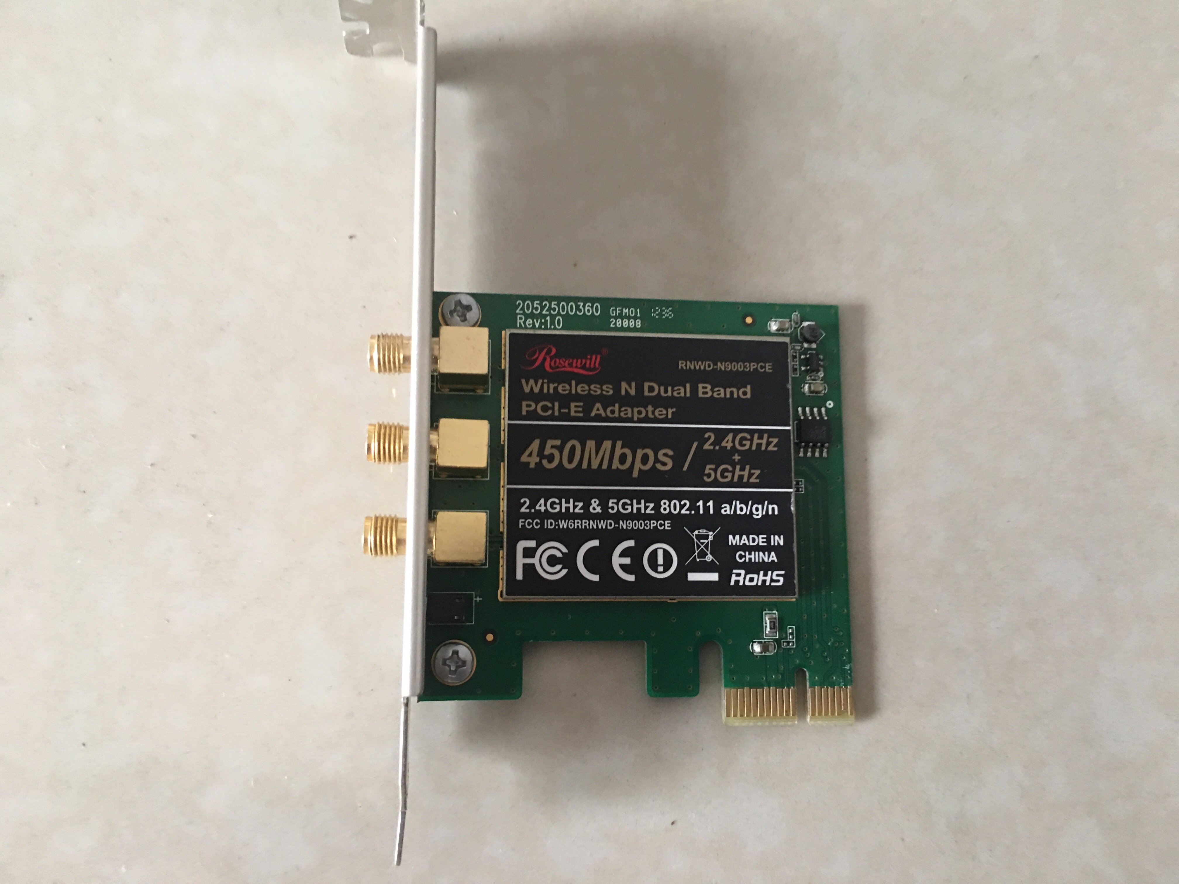 Rosewill罗维 RNWD-N9003PCE 无线网卡