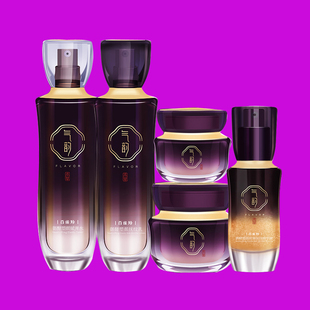 百雀羚气韵系列套装水乳霜精华眼霜紧致抗皱淡纹护肤化妆品正品