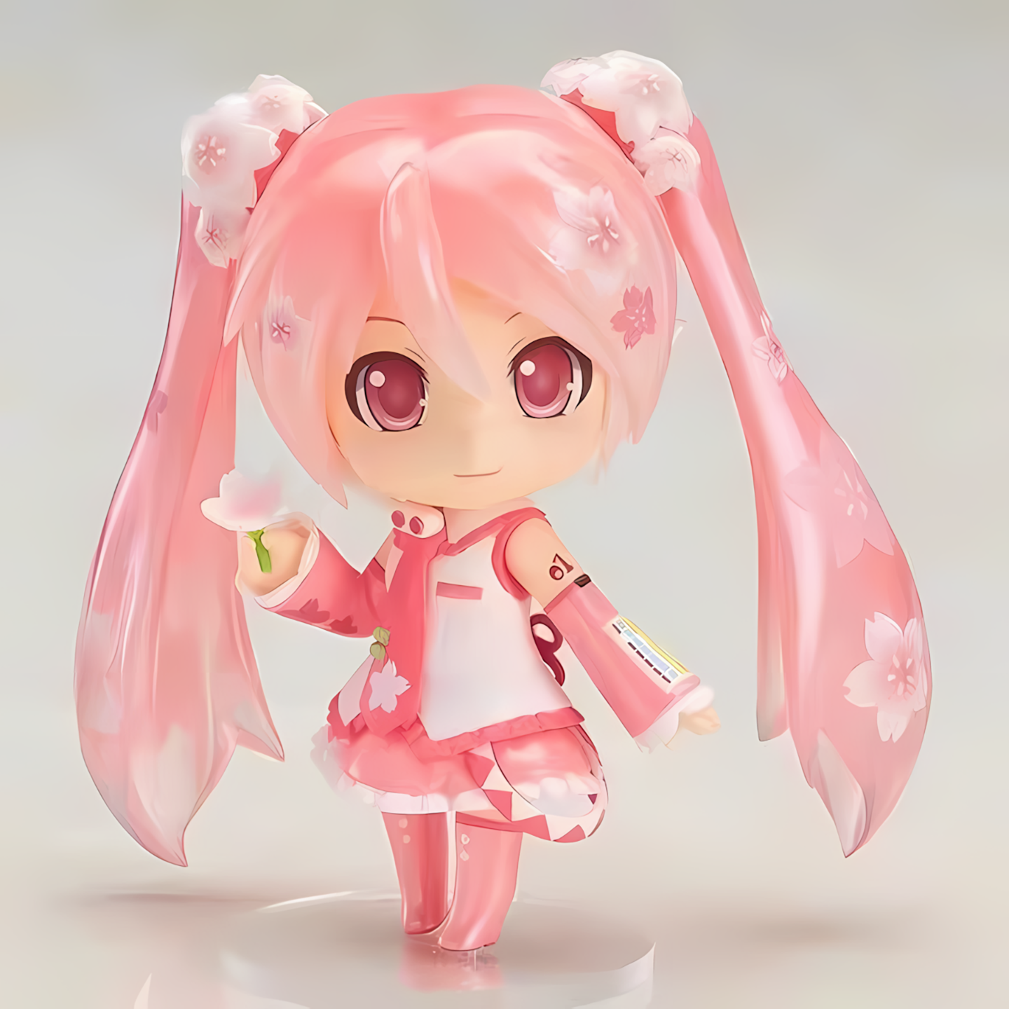 初音未来2015粘土人可动手办
