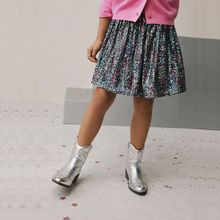 出口英国春秋新款女童短裙子外贸原单中小童儿童纯原半身裙3-16岁