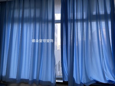现代简约成品窗帘医院诊所养老院窗帘隔断学校工厂简易半遮光拉帘