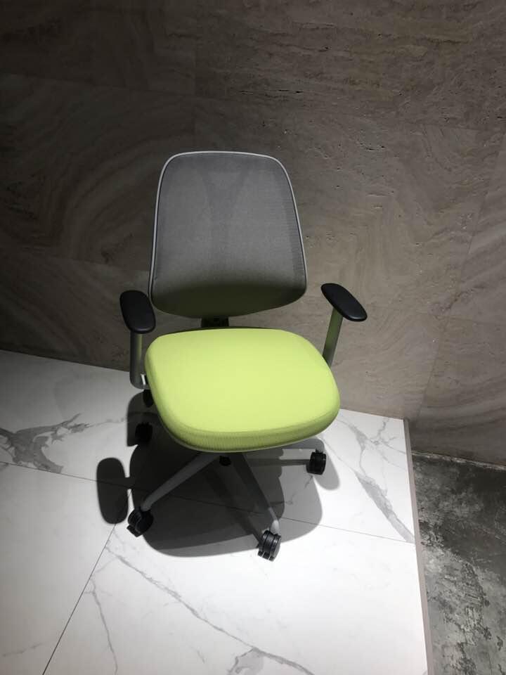 办公电脑椅子麻绒布职员椅文员椅员工旋转升降椅前台椅家用办公椅