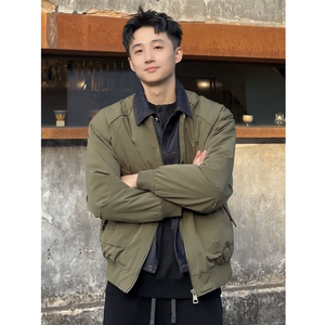 春秋假两件牛仔拼接夹克外套男（加棉款2297）2397-P120图片