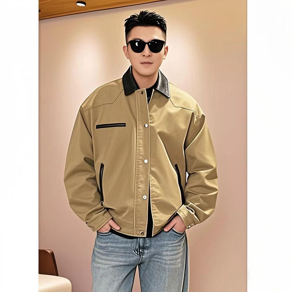 12盎司重工水洗纯棉工装牛仔夹克外套男装JK2502-P110,男装工装外套,电商D236-1（原A051-1）