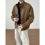 90白鸭绒麂皮绒羽绒服男士加厚夹克外套YR5001-P220，男装夹克，电商D236-1（原A051-1）