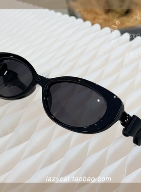 拆卸蝴蝶结墨镜女高级感防紫外线