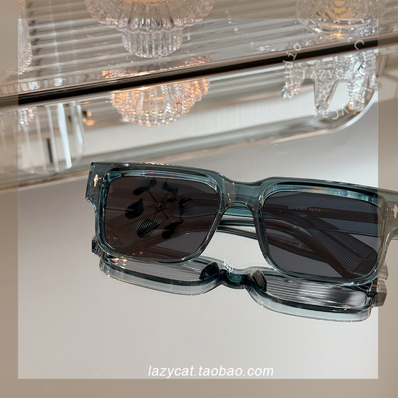 方形粗框太阳眼镜大框显脸小